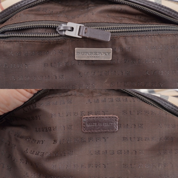 (MT56) Vintage Burberry Brown Nova Check Crossbody Bag  With Matching Wallet - Picture 16 of 16